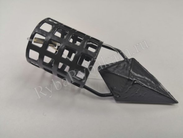 Кормушка Vikfish сербская пуля D25, 70 гр. леска, ил