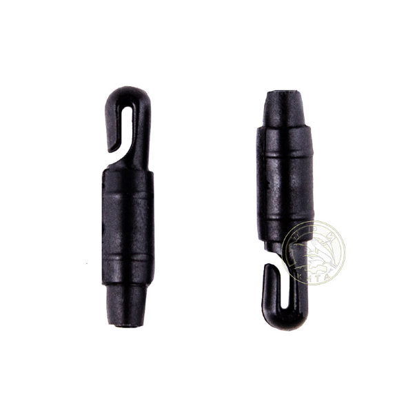 Коннектор черный d2.0 1 шт Три кита