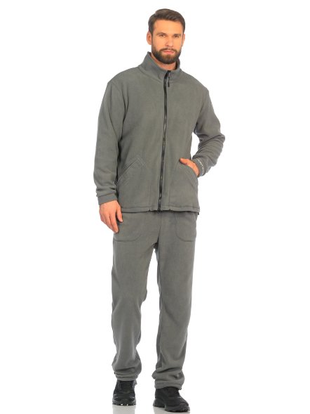 Костюм Байкал черн. тк. Флис р.52-54/182 Huntsman