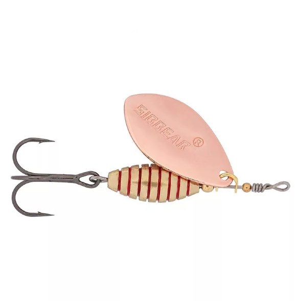 Блесна SIBBEAR вращающаяся Meteoro №2 L  55 мм, W  9.5 гр, C  Copper