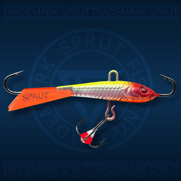 Балансир рыболовный для зимней рыбалки Sprut Hijaro №3 6г 40мм CLN-UV-3D