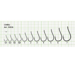 Крючок FISH SEASON Chinu-ring №0.3 BN 10шт 10026-003F