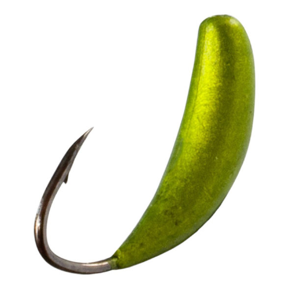 Мормышка ЛЕВША Банан 0.5/6 желтый fluo