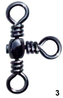 Вертлюг Marlin&#039;s на 3 направ. SH4011-008 10шт