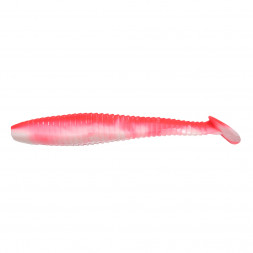 Виброхвост YAMAN PRO Flatter Shad, р.4 inch, цвет #27 - Red White уп. 5 шт.