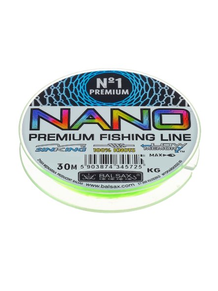 Леска BALSAX Nano Mix 0.10 30м цена за 1 шт.