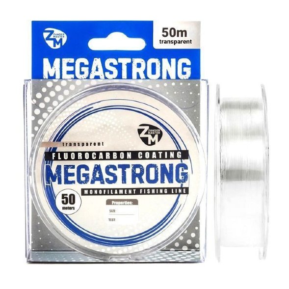 Леска ZanderMaster MEGASTRONG 50m, 0.203мм х 6.4кг прозрачная