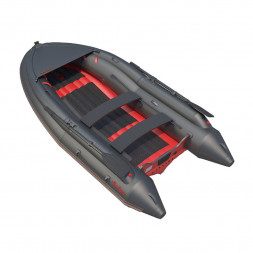 Лодка Badger ARL390 с штормовым бортом Черный/красный